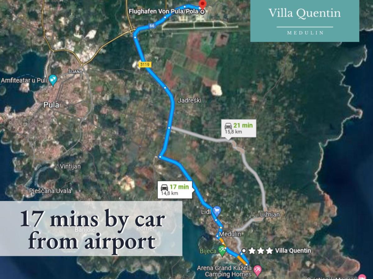 Villa Quentin - Quiet Place Close To Beach เมดูลิน ภายนอก รูปภาพ