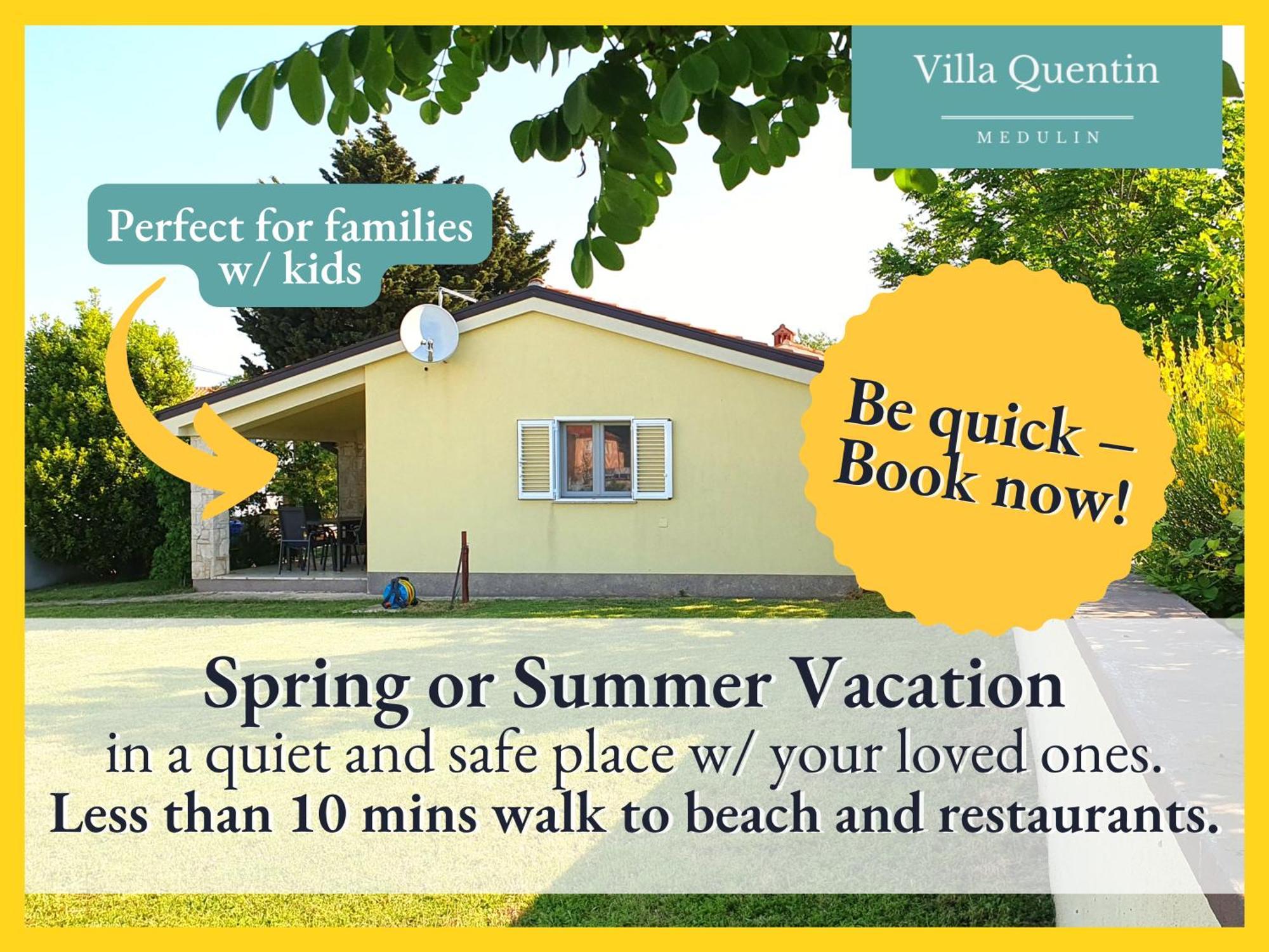 Villa Quentin - Quiet Place Close To Beach เมดูลิน ภายนอก รูปภาพ
